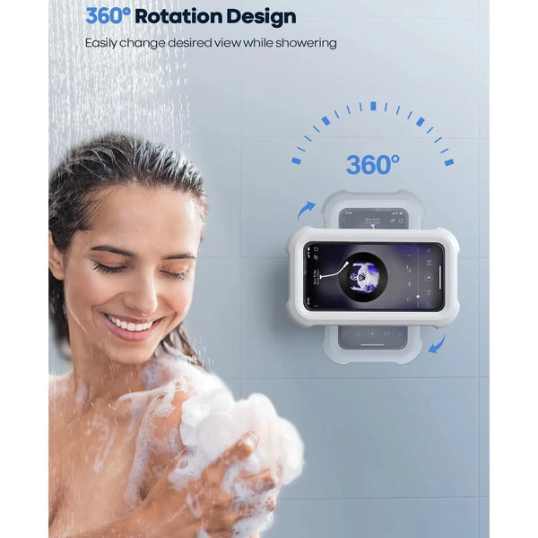 Shower-Proof Phone Holder
