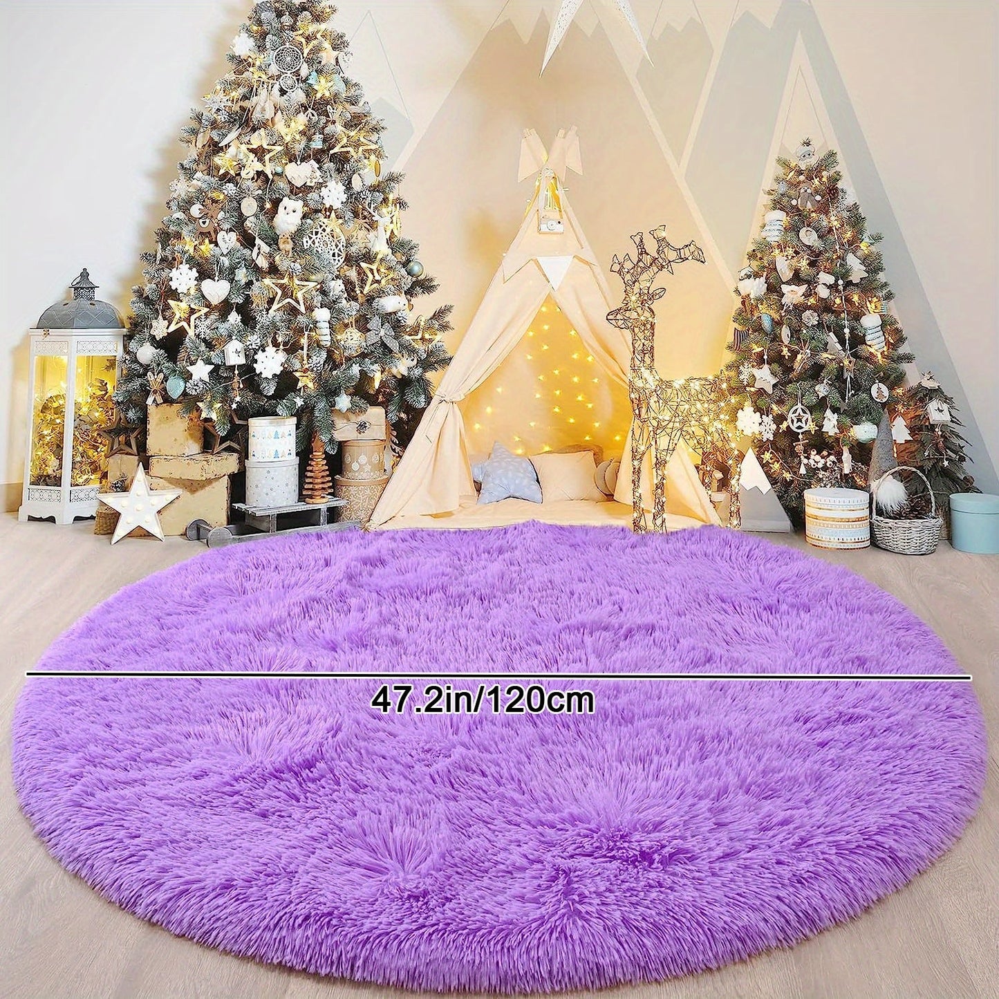 Cozy Nonslip Plush Rug perfect for Room Decoration