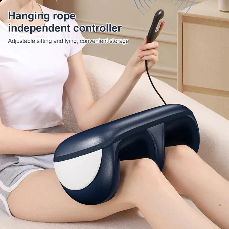 Intelligent Foot Massager with Heat, Dual Kneading & Air Compression for Foot and Leg Relaxation