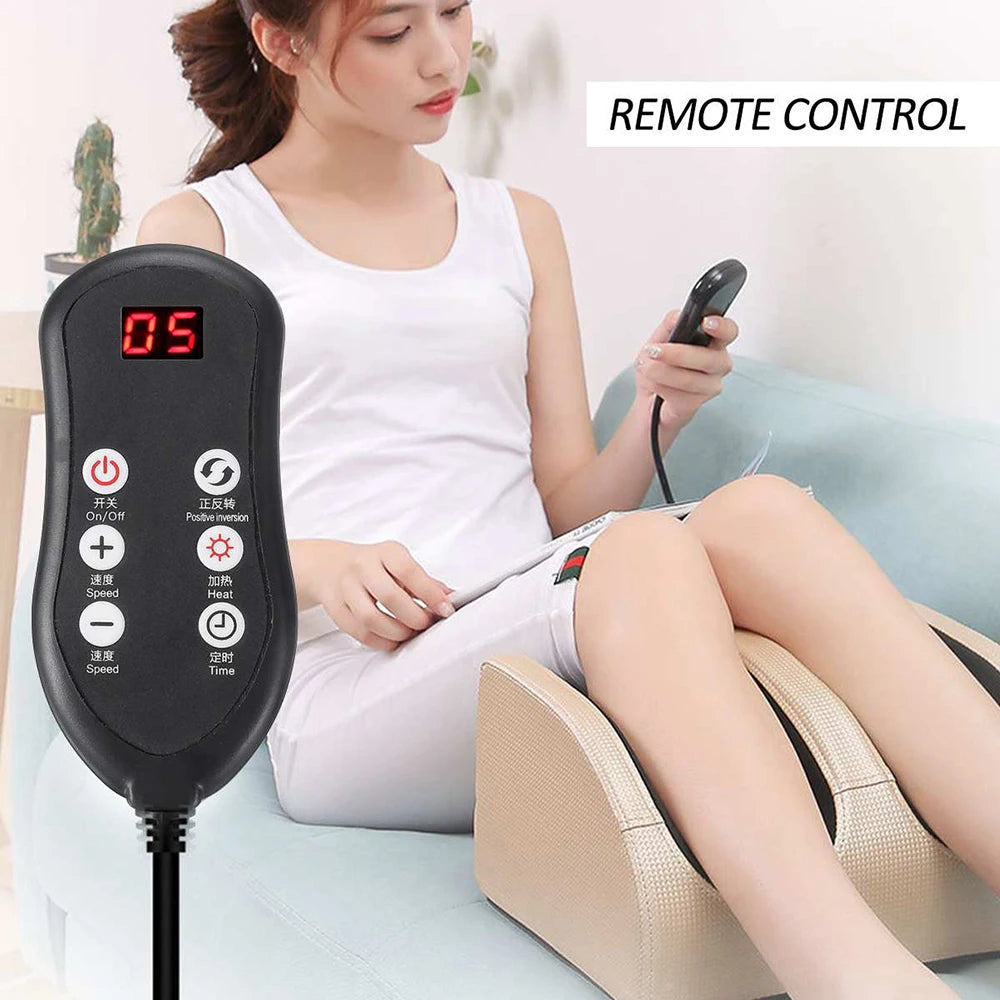 Electric Foot Massager Heating Therapy Hot Compression