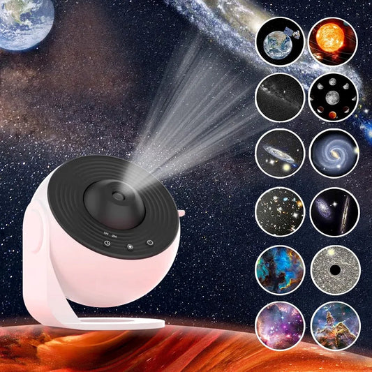 LED Night Light Galaxy Projector Starry Sky Projector 360° Rotate Planetarium Night Lamp For Room Decorative Children Kids Gift