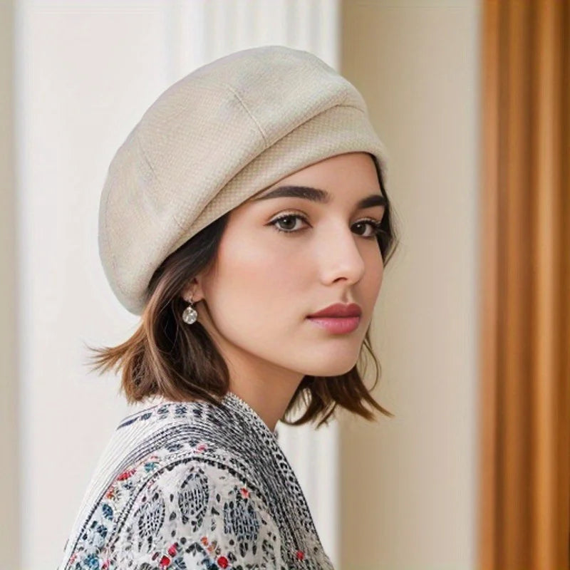 Elegant Winter Wool Beret