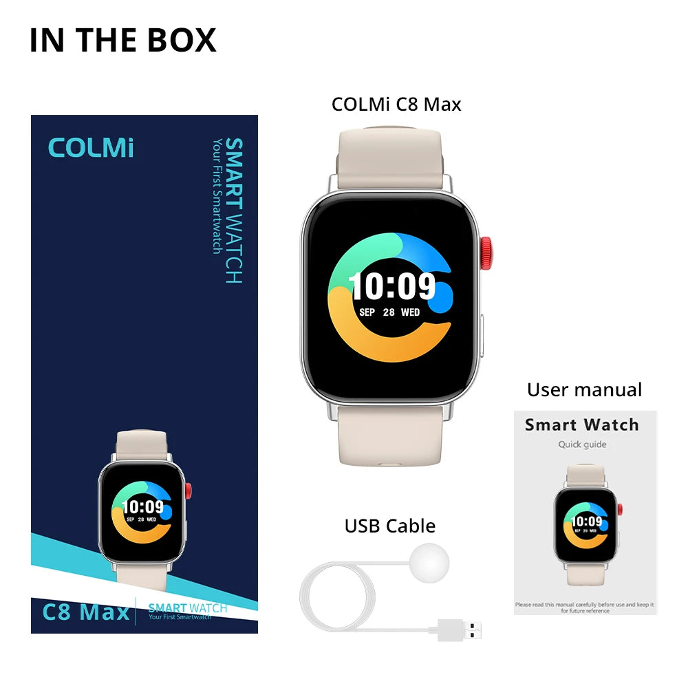 COLMI C8 Max AMOLED Fitness Tracking Smartwatch