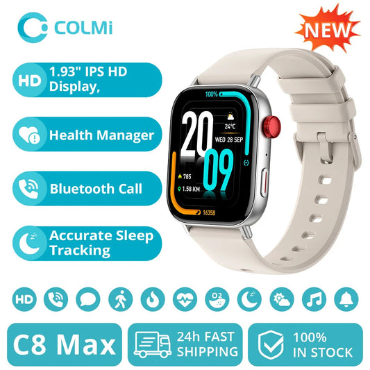 COLMI C8 Max AMOLED Fitness Tracking Smartwatch